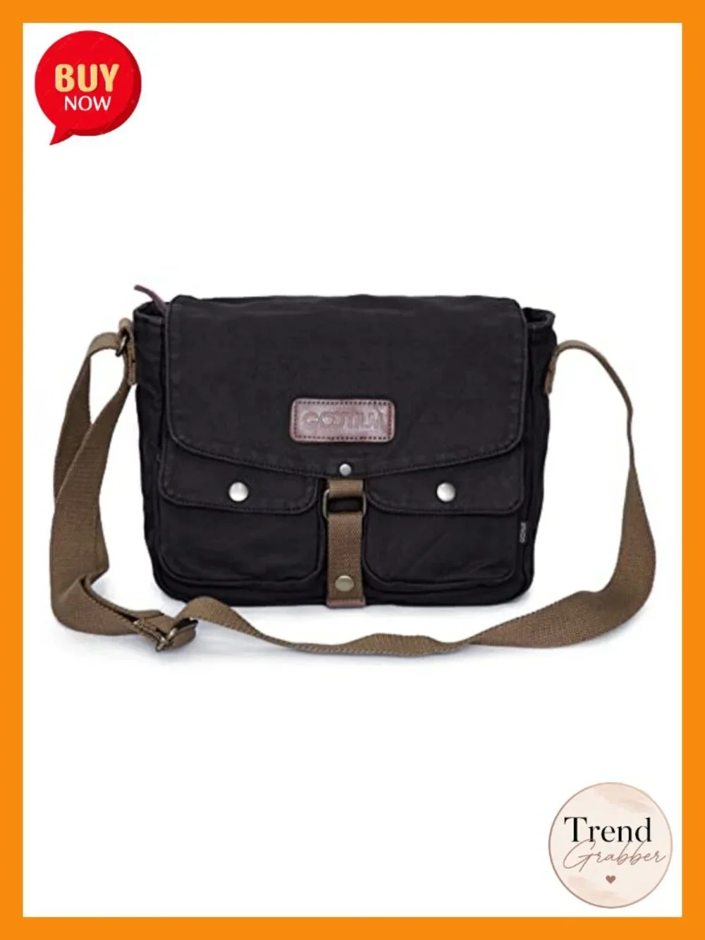 Canvas Messenger Bag Vintage Crossbody Shoulder Military Satchel